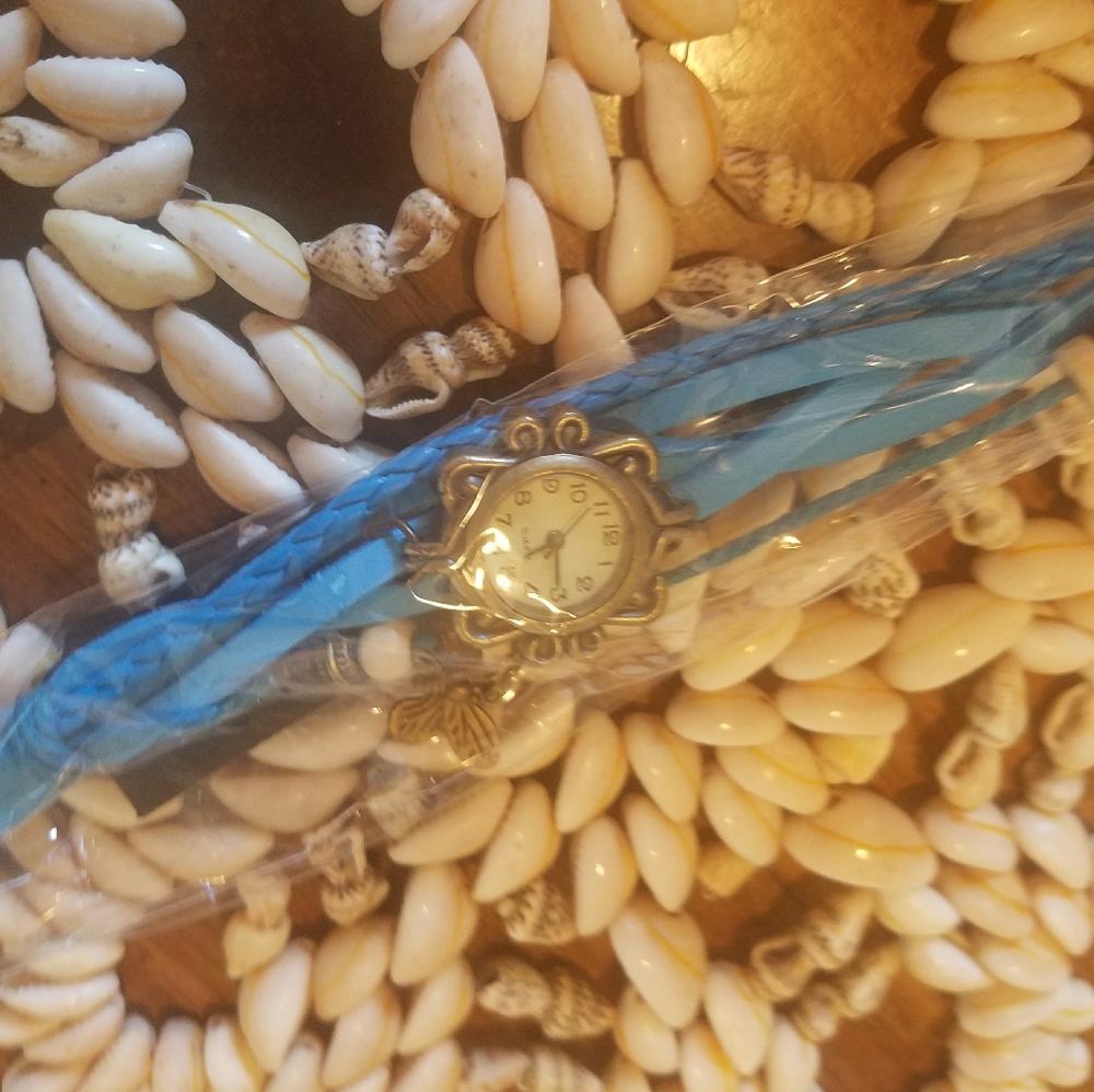 Light blue Fashion watch